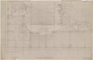 Troost, Paul Ludwig; München, Arcisstr. 12; Führerbau der NSDAP - Nordwest-Teil, Montagegeschoss (Grundriss)