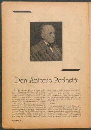 Don Antonio Podestá