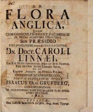 Flora Anglica