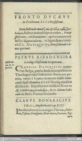 Petrus Ribadeneira Catalogo Illustrium Scriptorum
