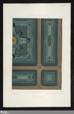 No. 23 Plafond Fumoir (Genre Renaissance Moderne)