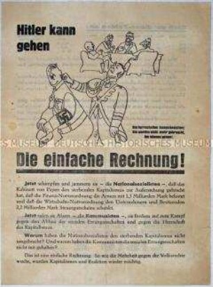 Aufruf der SPD zur Reichstagswahl im November 1932