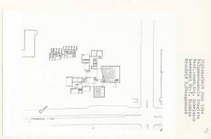 Volkshochschule, Berlin-Steglitz (Diplomarbeit bei Bernhard Hermkes): Grundriss 2. Obergeschoss 1:200