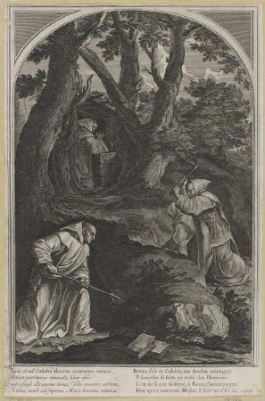 Bildnis des Heiligen Bruno (als Einsiedler in den Wäldern Kalabriens)