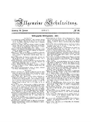 Pädagogische Bibliographie : 1847