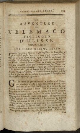 Libro Decimo Terzo.