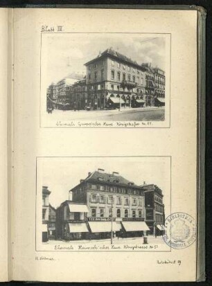 Ehemals Gaupp'sches Haus und ehemals Heim'sches Haus. Ansichten