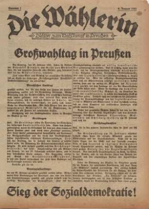 Die Wählerin