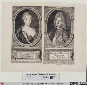 Bildnis Sophie Dorothea, Königin in Preußen, geb. Prinzessin von Braunschweig-Hannover