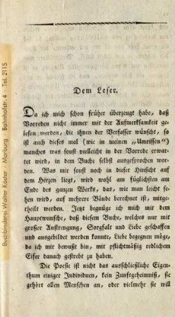 Dem Leser
