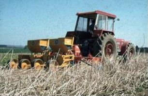 Fotografie: Säverfahren, Einzelkornsaat, Mais, Mulchsaat, Reihendüngung, Zwischenfrucht