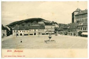 Bilin. Marktplatz