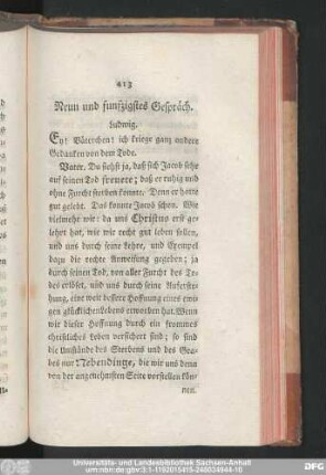 Neun und funfzigstes Gespräch.
