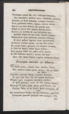 Praecepta moralia ex Mureto.