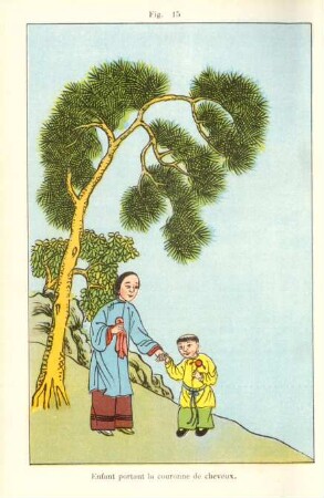 Fig. 15. Enfant portant la couronne de cheveux
