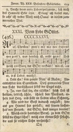 XXXI. Vom Lobe GOttes