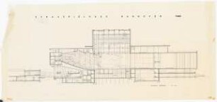 Schauspielhaus, Hannover Wettbewerb: Längsschnitt 1:100