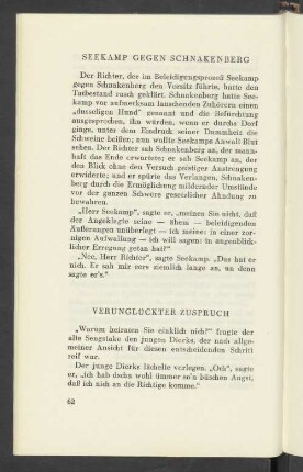 Seekamp Gegen Schnakenberg
