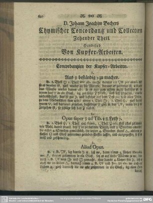 Zehender Theil. Handelnd Von Kupfer-Arbeiten