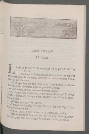 Capítulo LXXV - La fuga