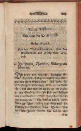 I. Ihre Person, Charakter, Kleidung und Lebensart.