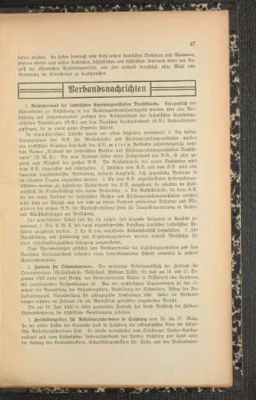 Verbandsnachrichten : 1. Reichsverband der katholischen Erziehungsanstalten Deutschlands
