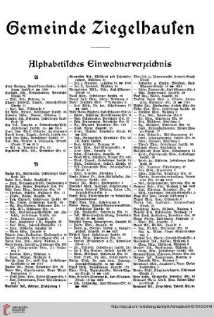 Gemeinde Ziegelhausen