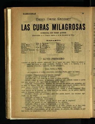 Las curas milagrosas