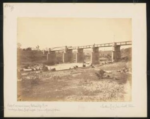Photographs New South Wales, The Railways of New South Wales: Southern Line, Viadukt over second crossing Wollondilly River