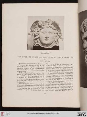 Neue Forschungsergebnisse an antiken Bronzen