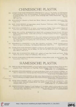 Chinesische Plastik (Nr. 229-238)
