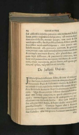 De Iustitia Universali.