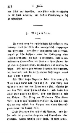 3. Regenten