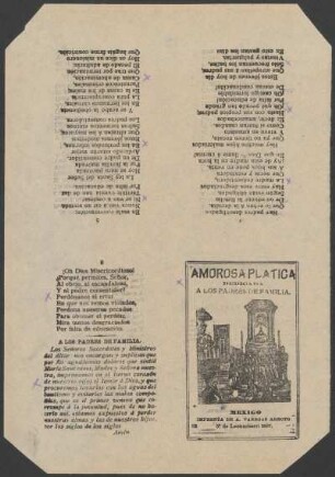 Amorosa plática dedicada a los padres de familia