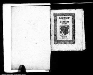 Holzordnung der Grafschaft Mansfeld
