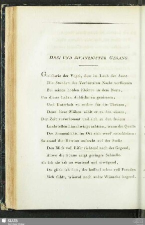 Drei Und Zwanzigster Gesang