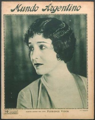 Nuevos astros del cine: Florence Vidor [Fotografía]