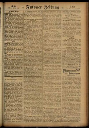 Zweite Ausgabe vom Freitag, den 17. März 1916.
