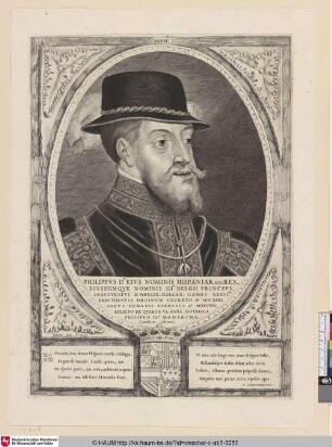 Philippus II eius Nominis Hispaniar. etc. Rex