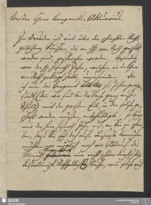 75,2: Brief von Abraham Gottlob Werner an Ludwig Heinrich Kabisch vom 05.11.1787 - XVII 904 8. (2)