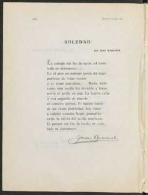 Soledad / por Juan Aymerich
