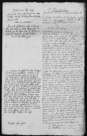 Pfarrei Mönchweiler: Visitationsberichte (Pfarr-Relationen)