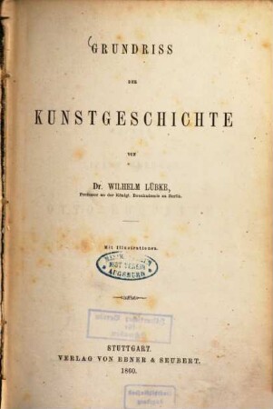 Grundriss der Kunstgeschichte