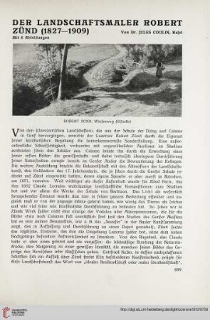 4: Der Landschaftsmaler Robert Zünd (1827 - 1909)