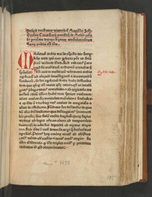 De meditatione cordis. Add: De oratione et valore eius; Expositio super psalmos poenitentiales