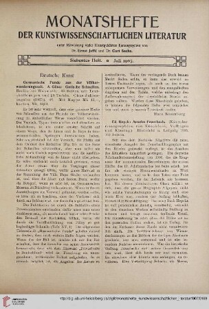 [Rezension von: Ed. Heyk, Anselm Feuerbach]