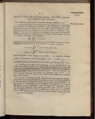 Journal de l'Ecole Polytechnique