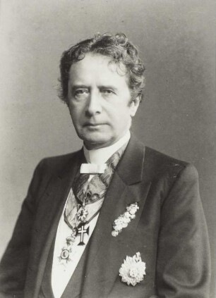 Porträt Friedrich Haase : Porträt Friedrich Haase (1825-1911; Schauspieler, Theaterdirektor)