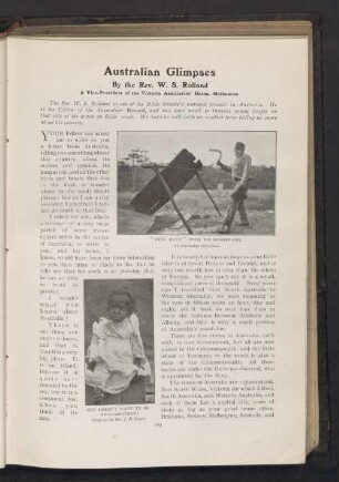Australian Glimpses