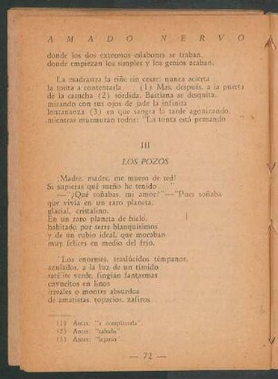 III - Los pozos